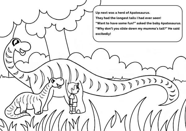 Child In the Land of Dinosaurs - Image 4